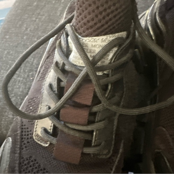 MONCLER Black Leave No Trace Hi-Top Lace Up Chunky Sole Sneakers, Mens S 45/11 - Picture 5 of 9